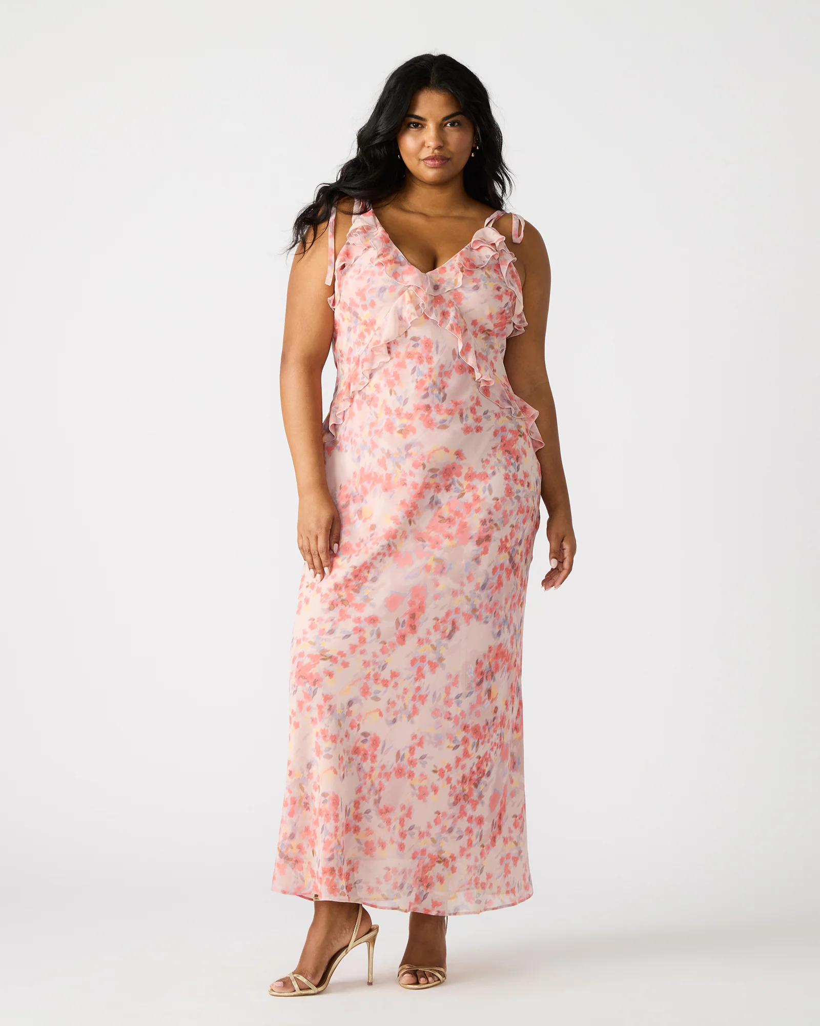 ADALINA DRESS FLORAL LAVENDER
