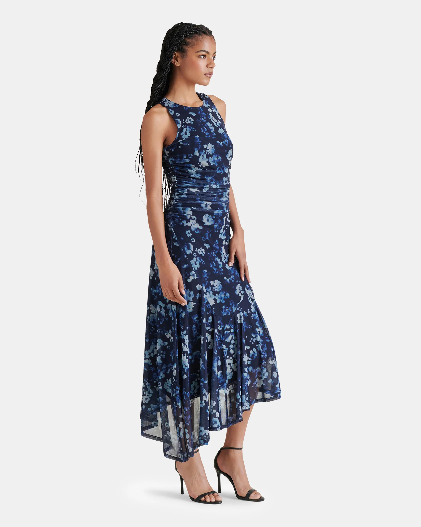 LANEY DRESS FLORAL INDIGO 3 LANEY DRESS FLORAL INDIGO