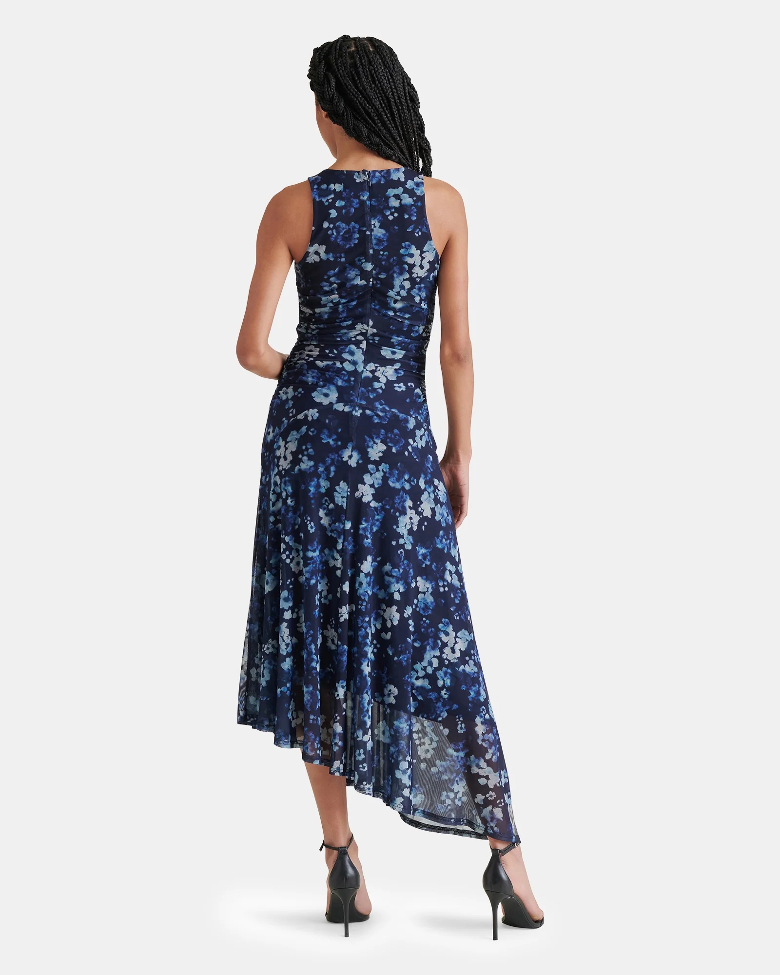 LANEY DRESS FLORAL INDIGO 6 LANEY DRESS FLORAL INDIGO