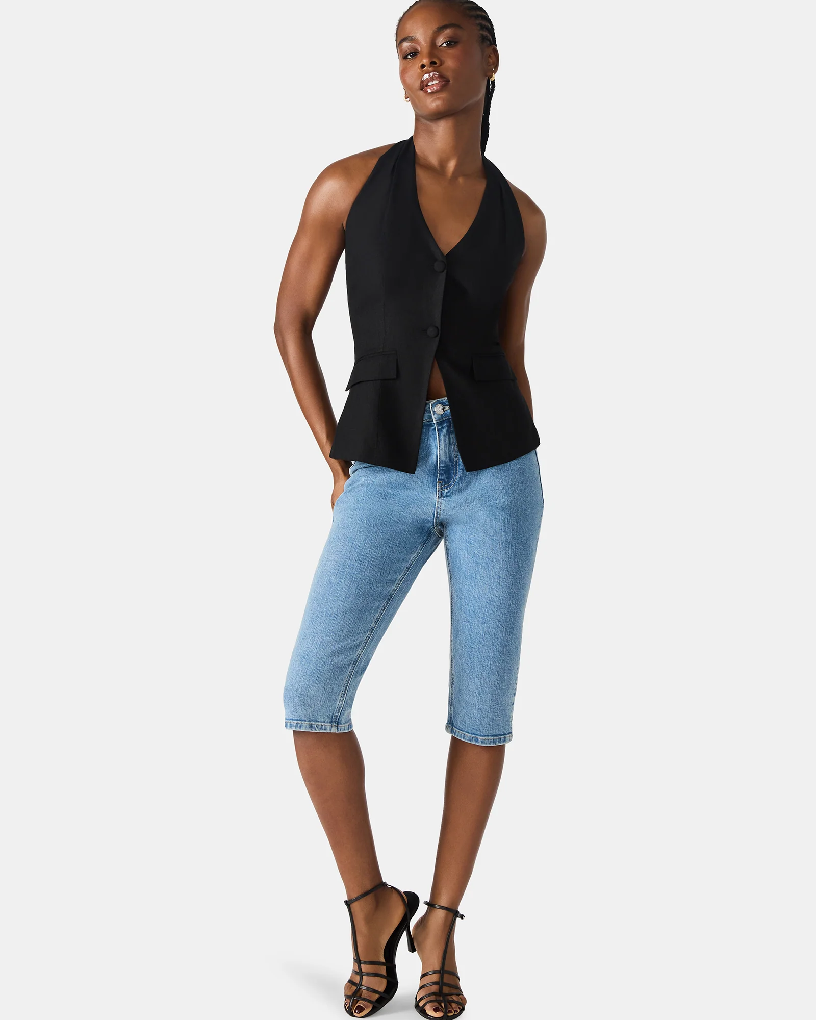 BRIELLE VEST BLACK 3 BRIELLE VEST BLACK