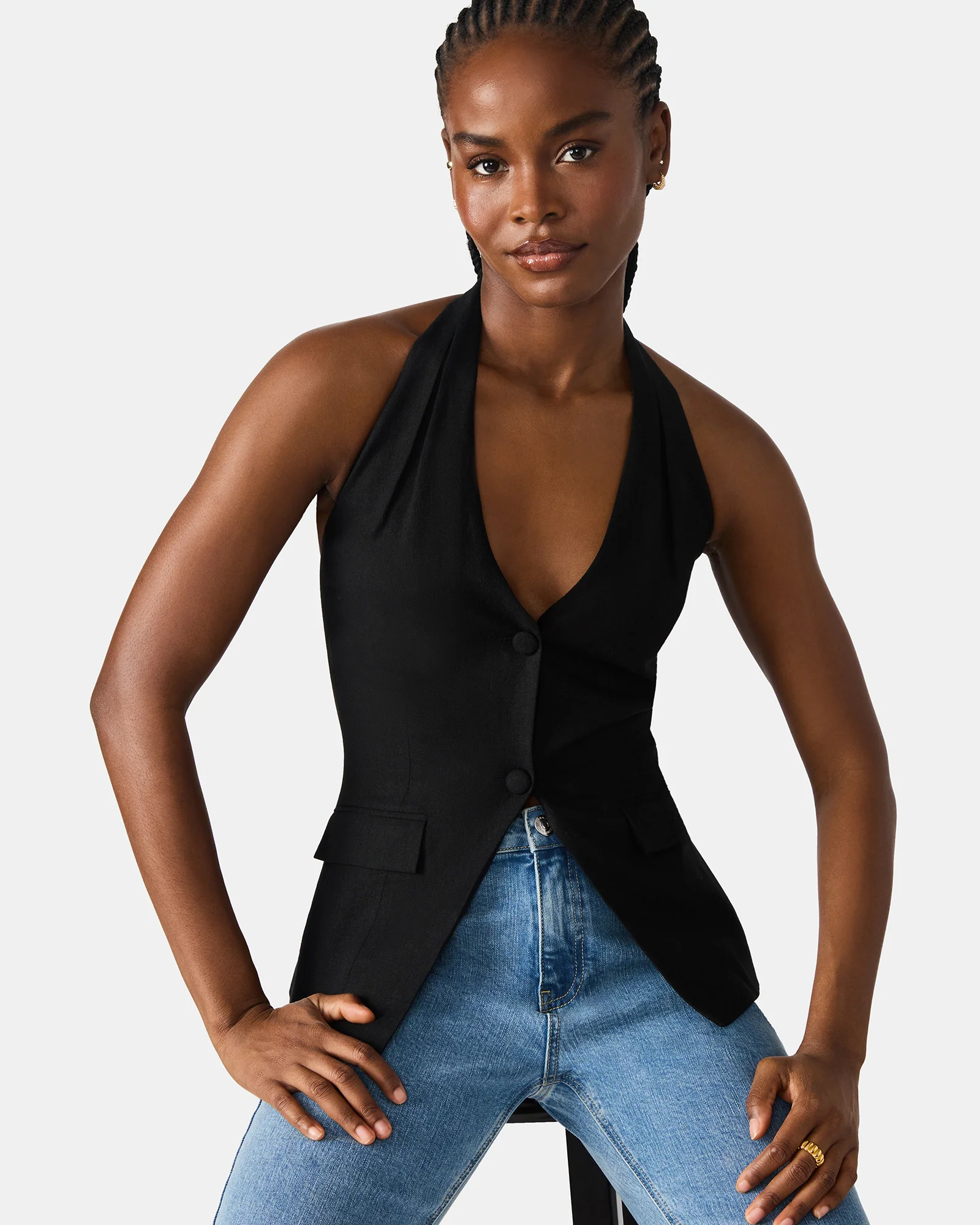 BRIELLE VEST BLACK 4 BRIELLE VEST BLACK