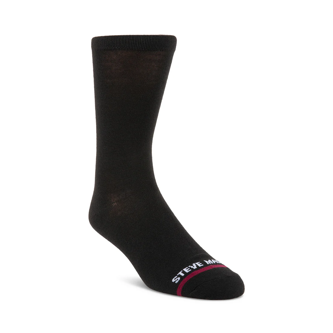 5 PK SM MEN'S CREW SOCKS BLACK 5 5 PK SM MEN'S CREW SOCKS BLACK