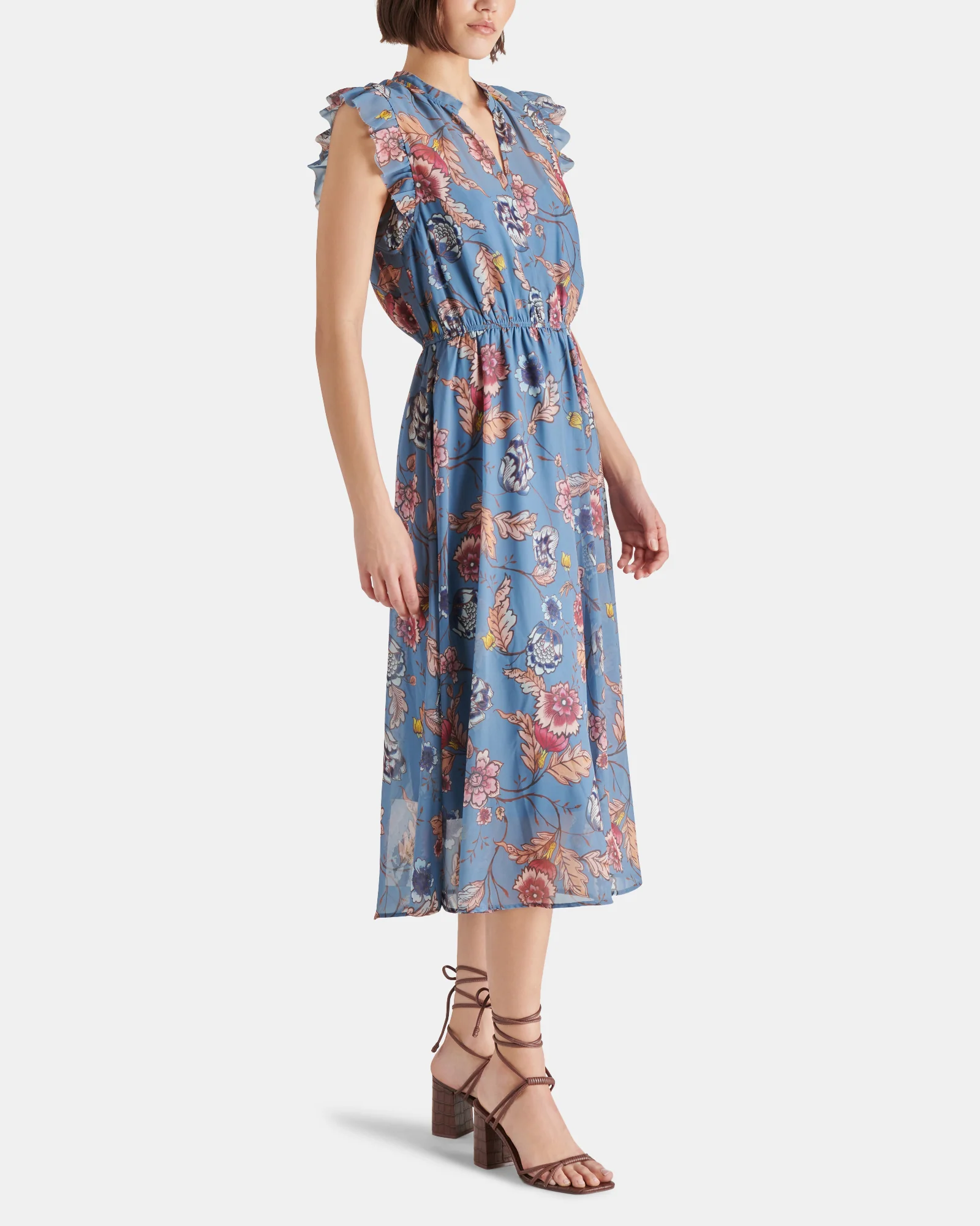 ALLEGRA DRESS BLUE MULTI 3 ALLEGRA DRESS BLUE MULTI