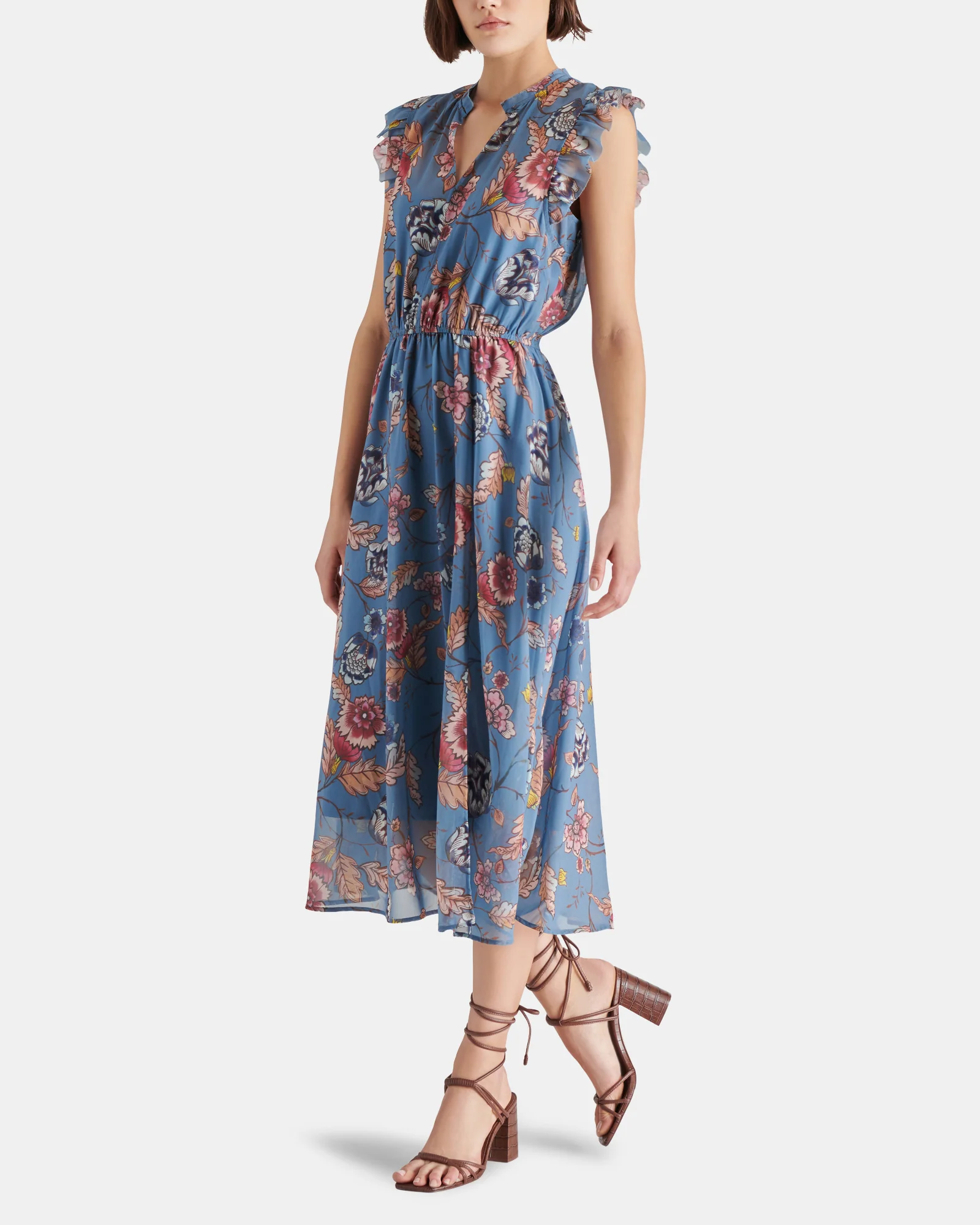 ALLEGRA DRESS BLUE MULTI 4 ALLEGRA DRESS BLUE MULTI