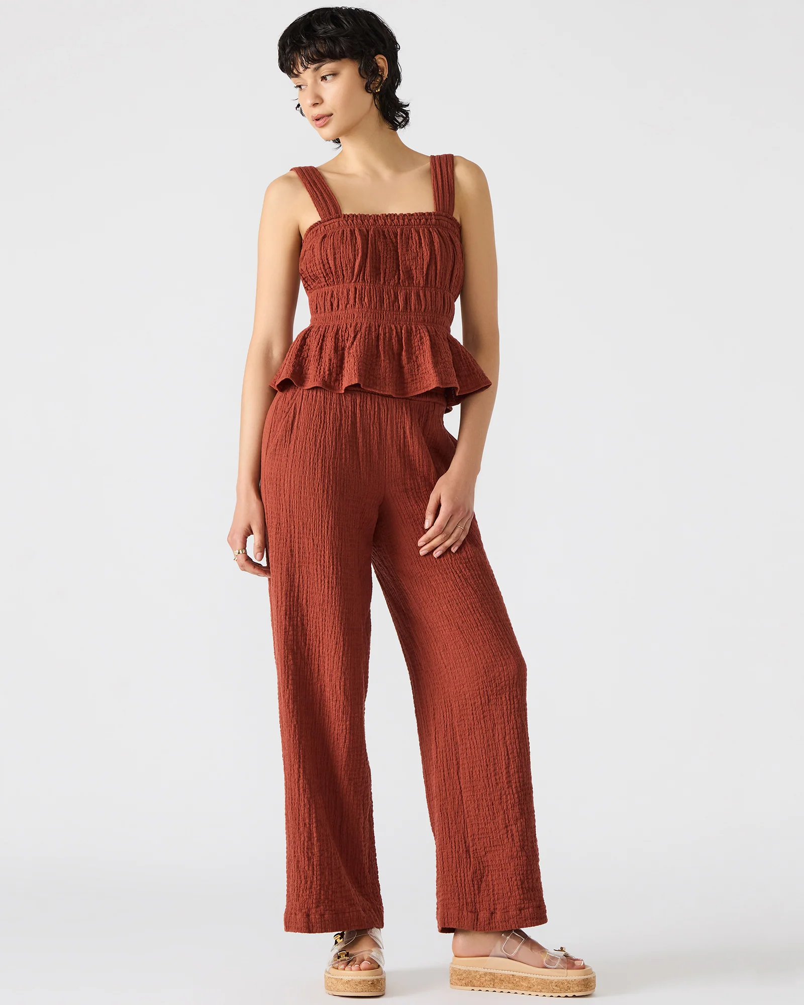 GABRIELLE TOP RUST 3 GABRIELLE TOP RUST