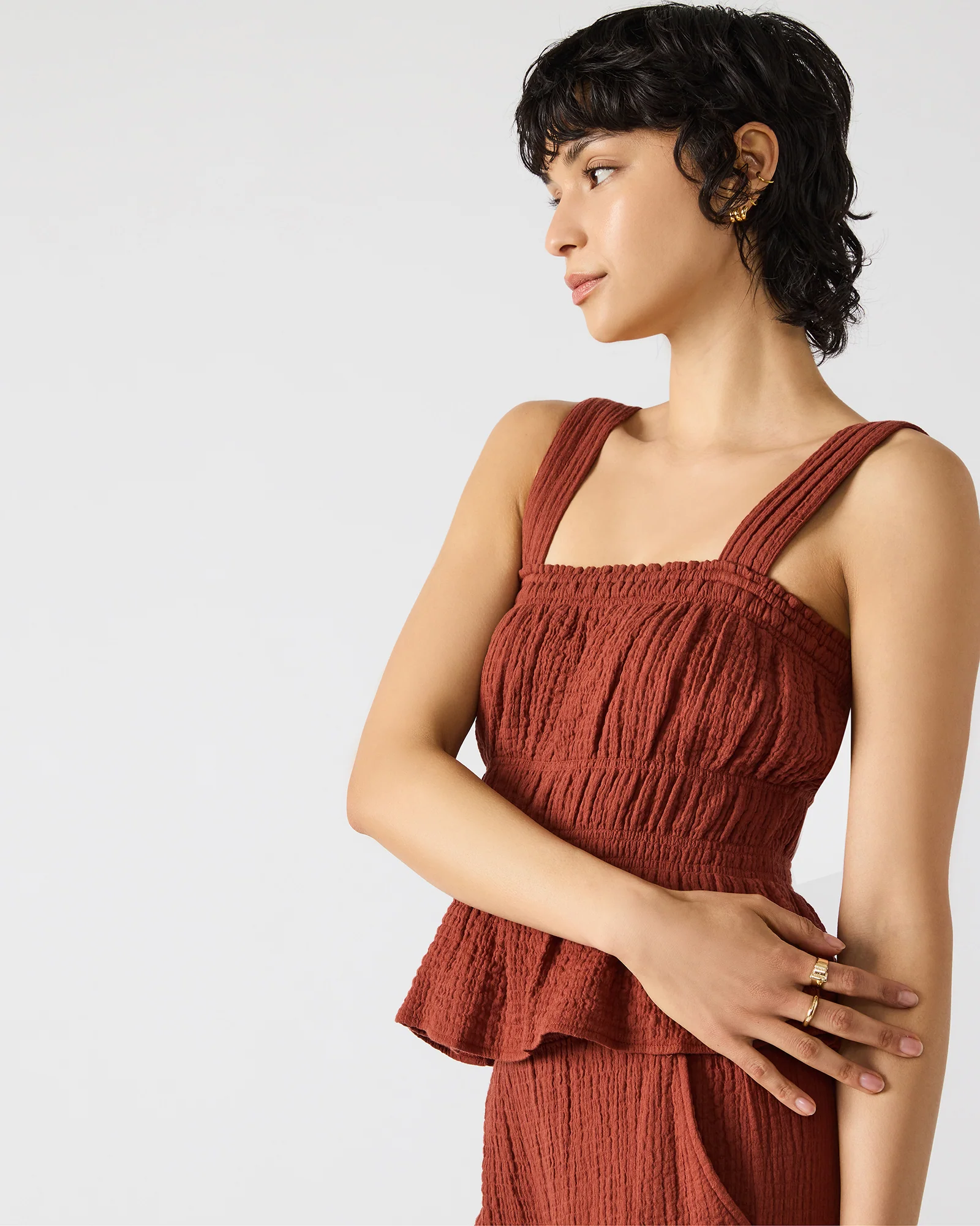 GABRIELLE TOP RUST 4 GABRIELLE TOP RUST