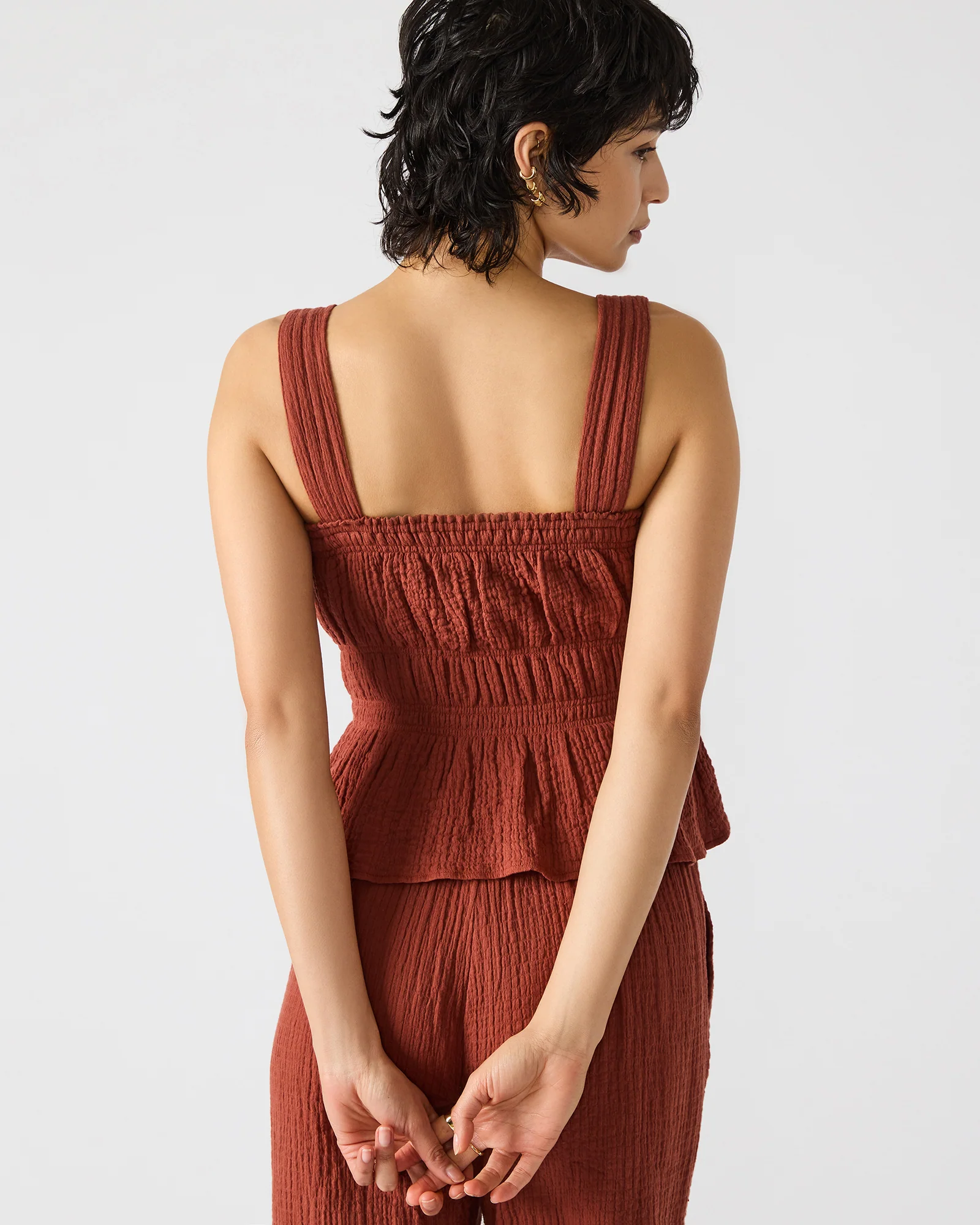 GABRIELLE TOP RUST 5 GABRIELLE TOP RUST