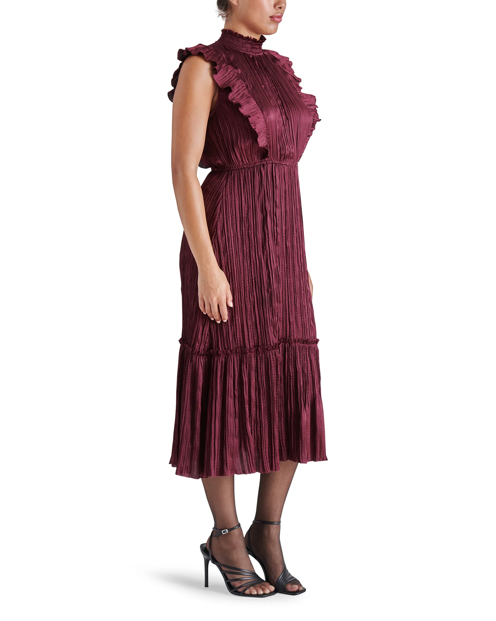 WEDNESDAY DRESS BURGUNDY 4 WEDNESDAY DRESS BURGUNDY