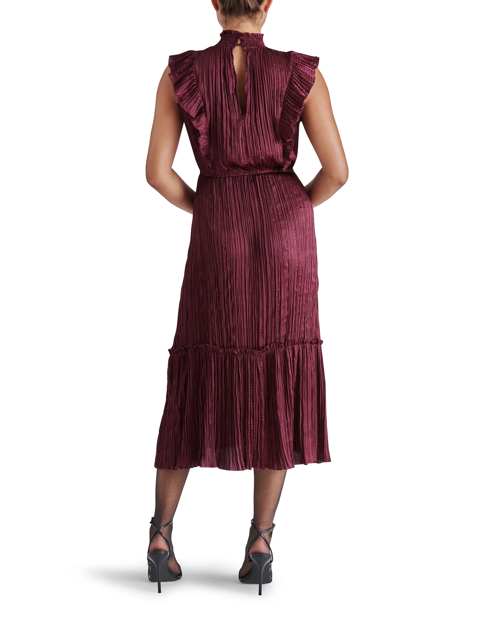 WEDNESDAY DRESS BURGUNDY 5 WEDNESDAY DRESS BURGUNDY