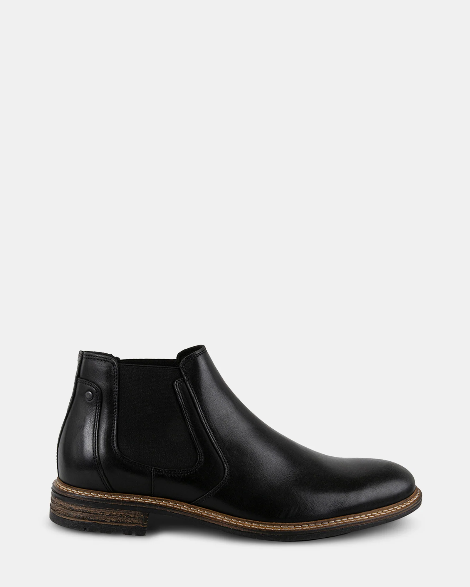 BRITHE BLACK LEATHER