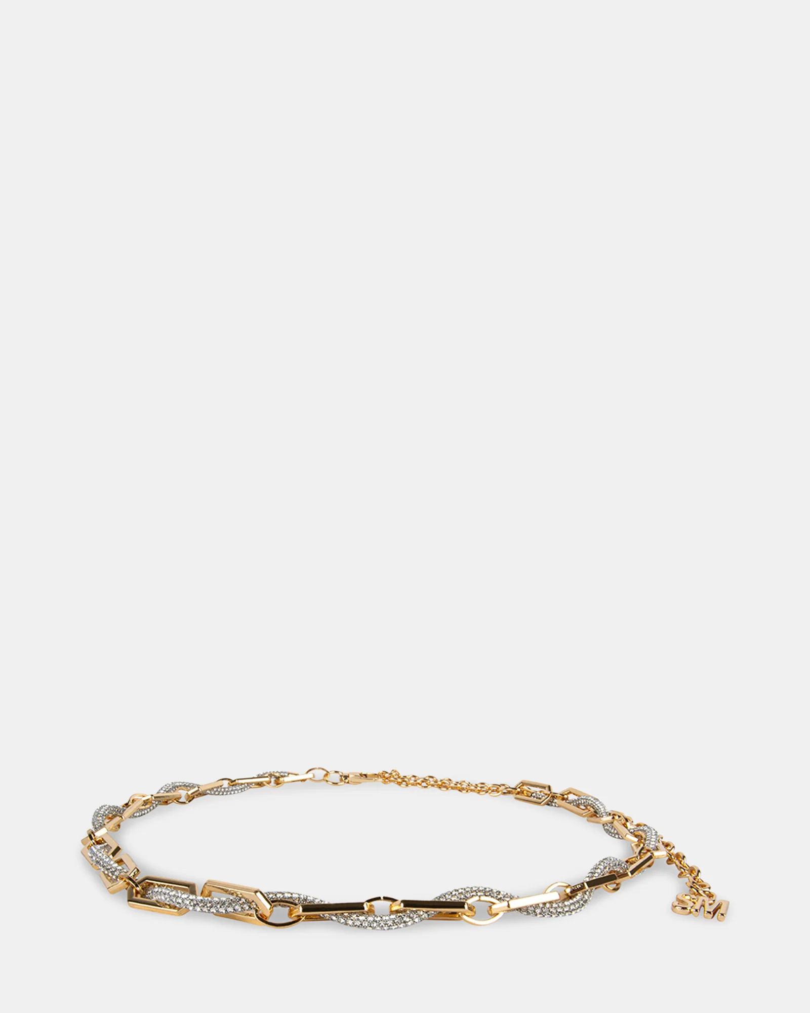 RHINESTONE LINK BELT GOLD