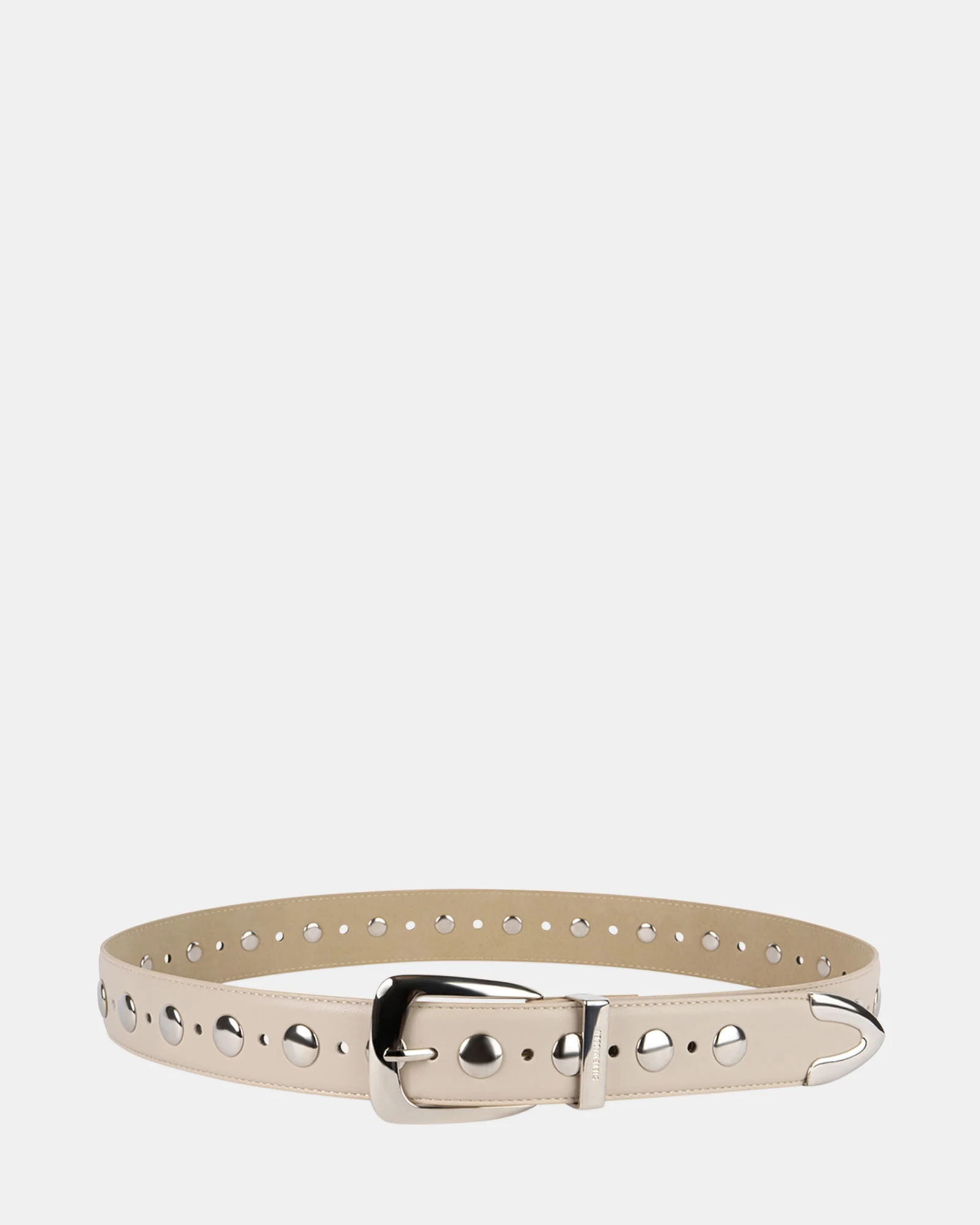 STUDDED BELT NATURAL