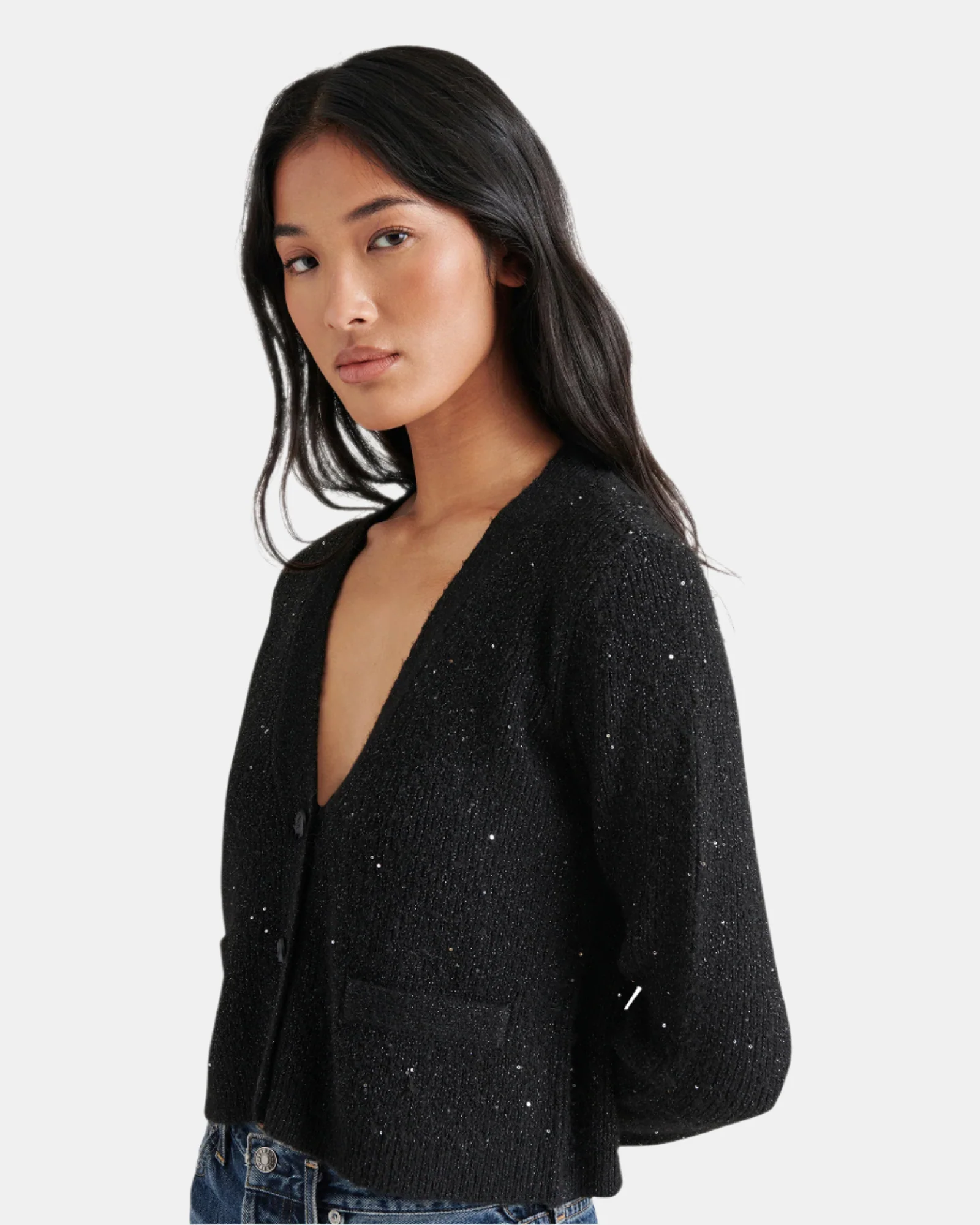AERO CARDIGAN CHARCOAL 4 AERO CARDIGAN CHARCOAL