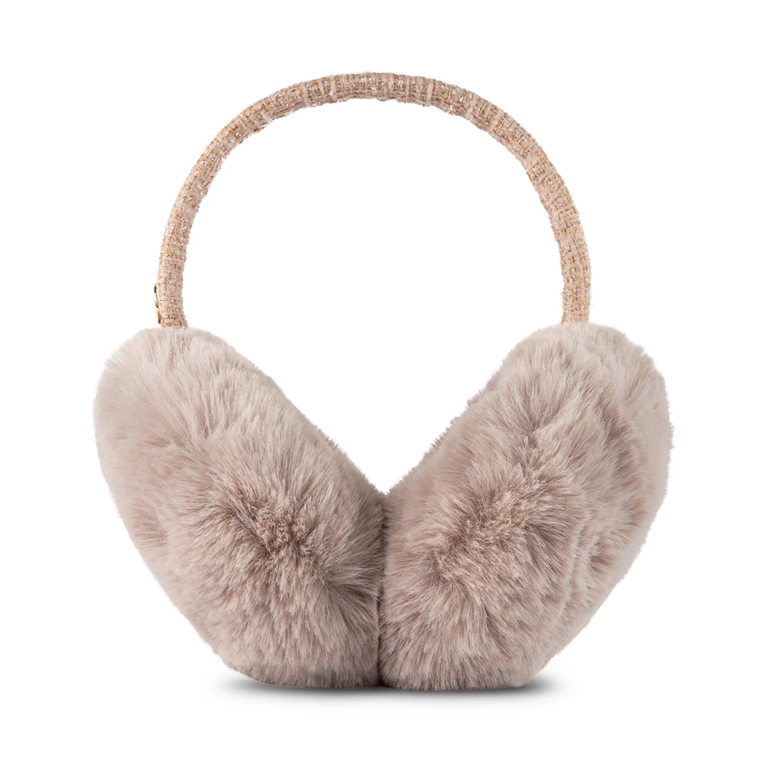FAUX-FUR EARMUFF TAN 3 FAUX-FUR EARMUFF TAN