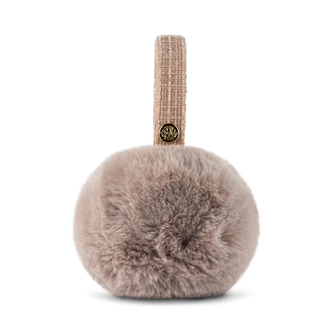 FAUX-FUR EARMUFF TAN 4 FAUX-FUR EARMUFF TAN