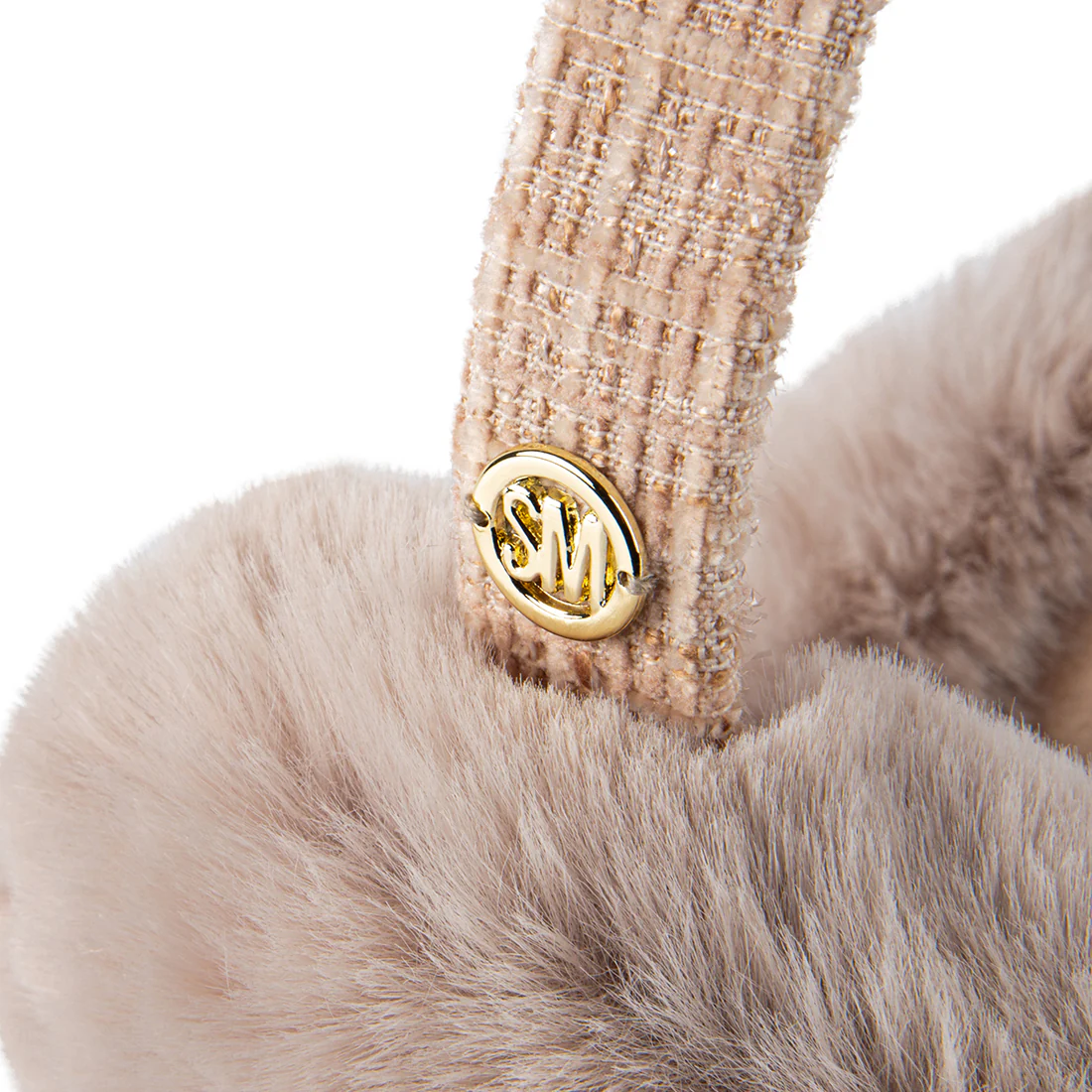 FAUX-FUR EARMUFF TAN 5 FAUX-FUR EARMUFF TAN