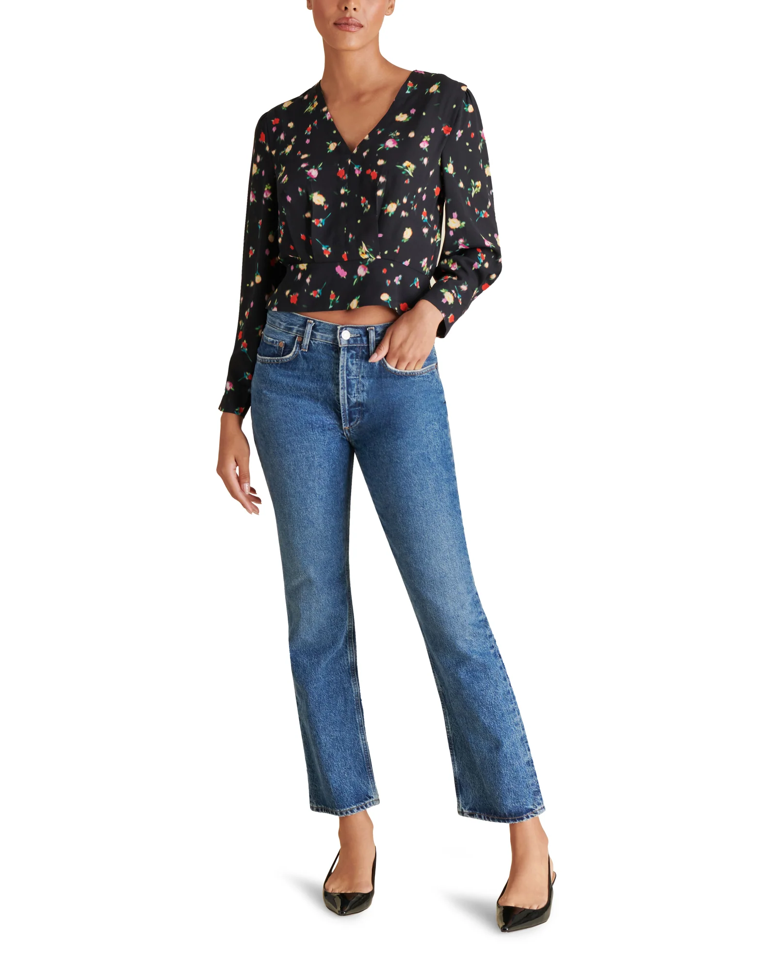 RAYNE TOP BLACK MULTI 3 RAYNE TOP BLACK MULTI