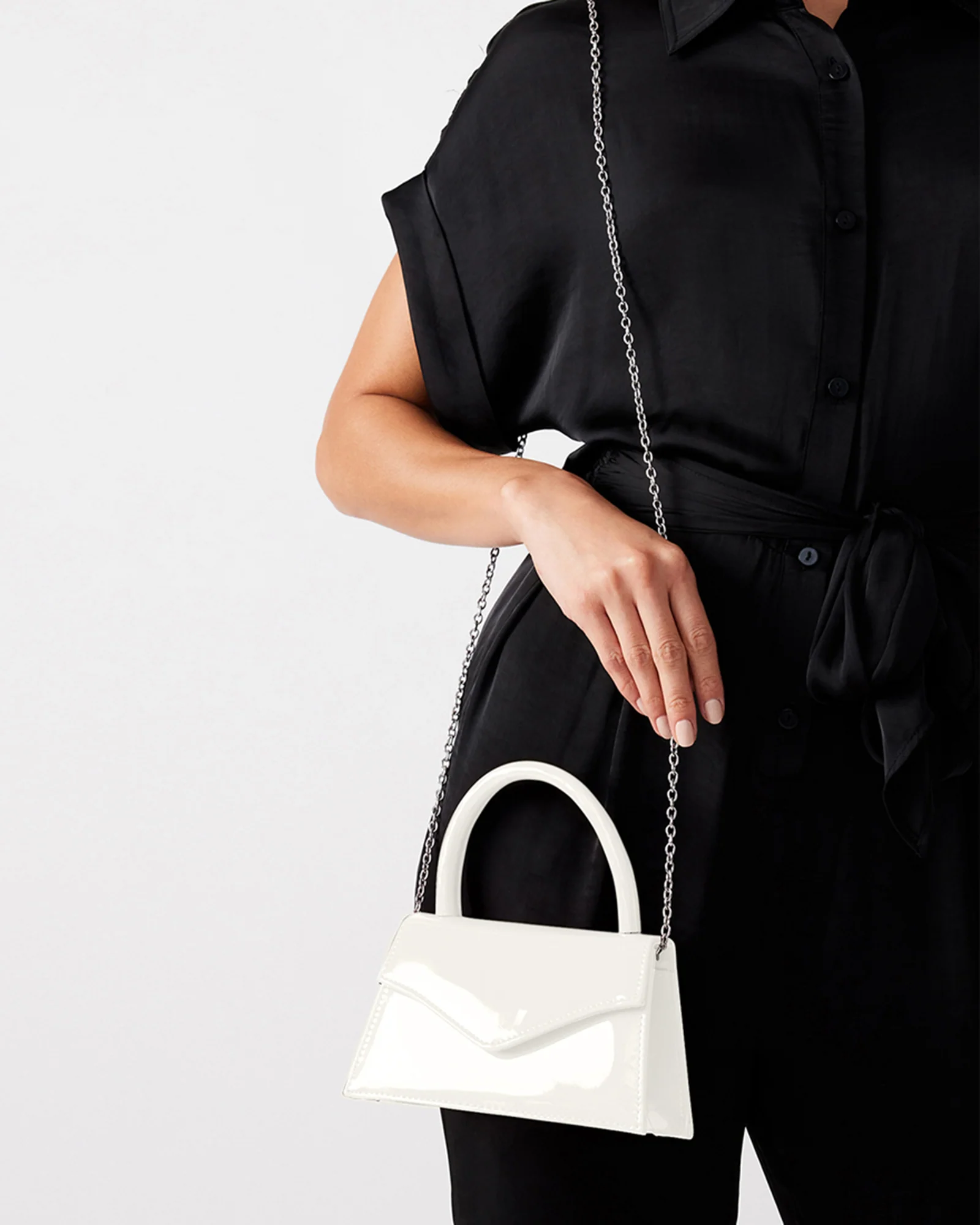 BAMINIA WHITE PATENT 3 BAMINIA WHITE PATENT