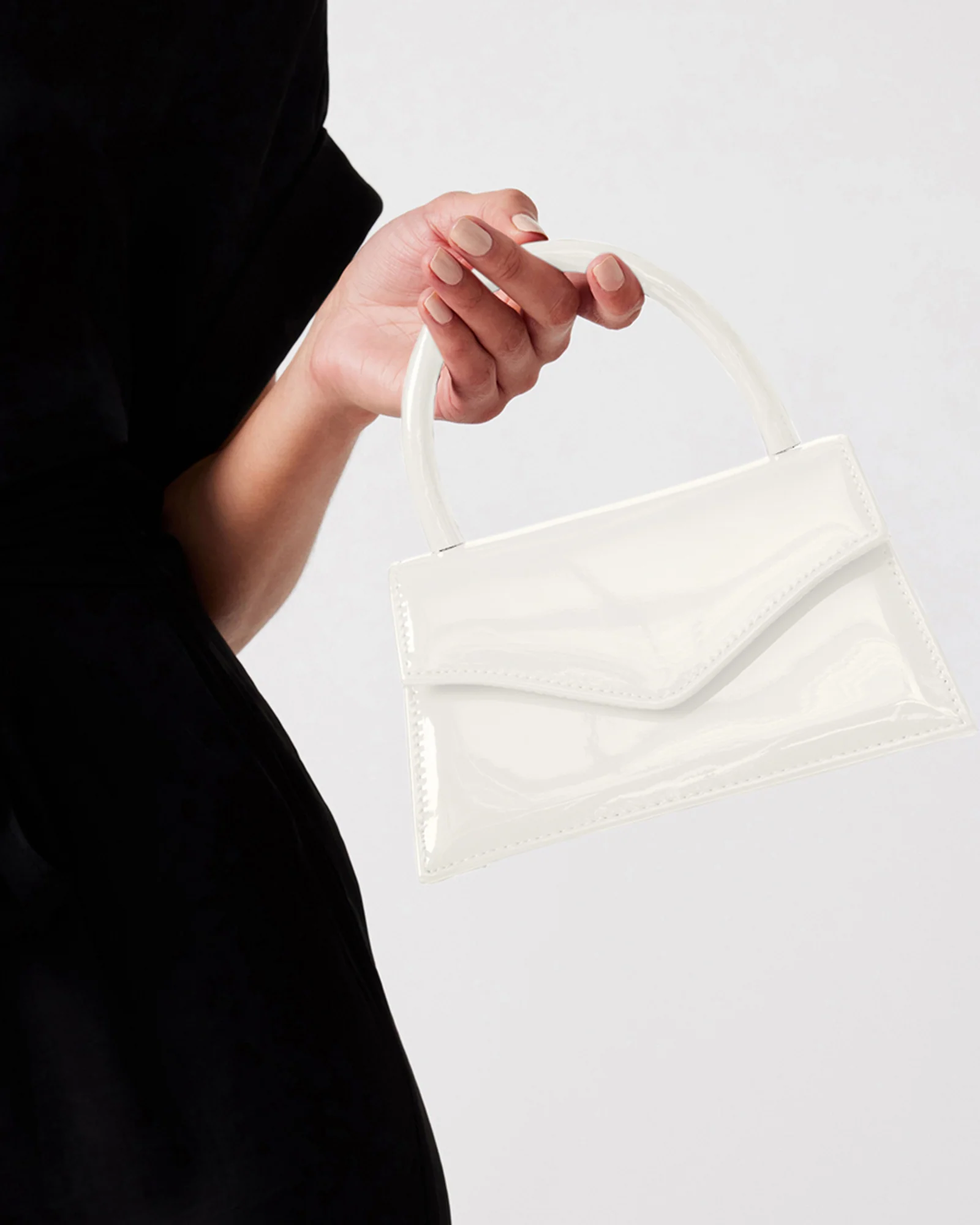 BAMINIA WHITE PATENT 7 BAMINIA WHITE PATENT