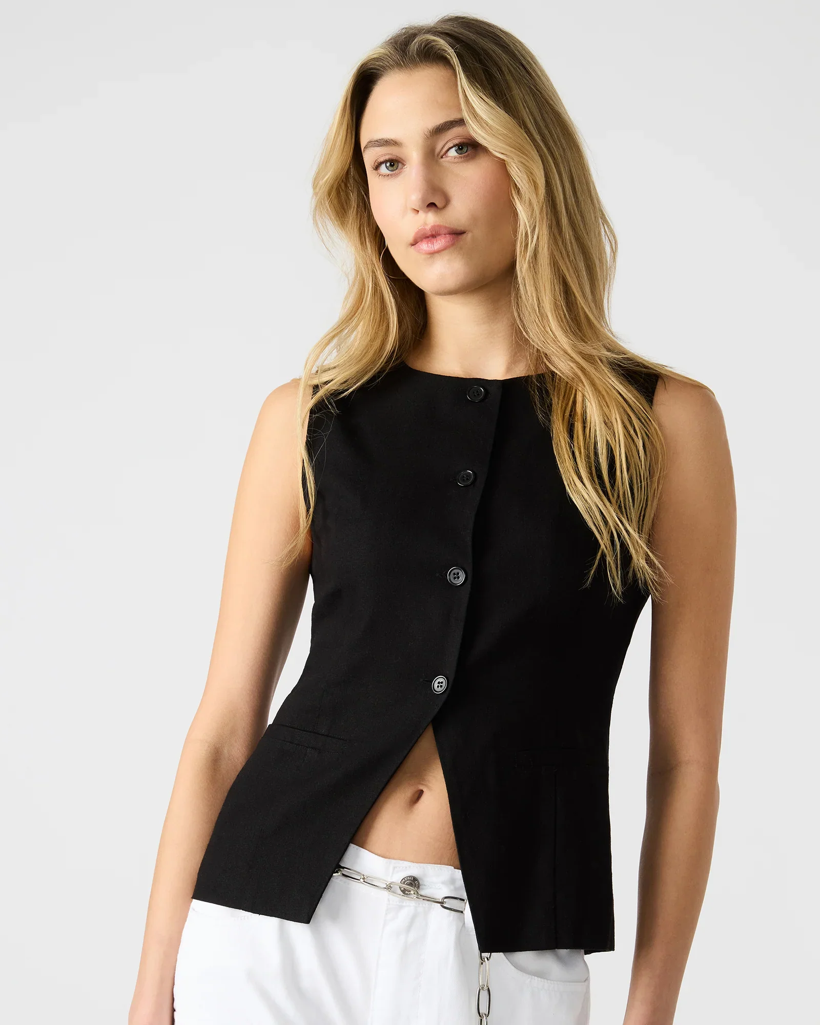 WESLEY TOP BLACK FABRIC