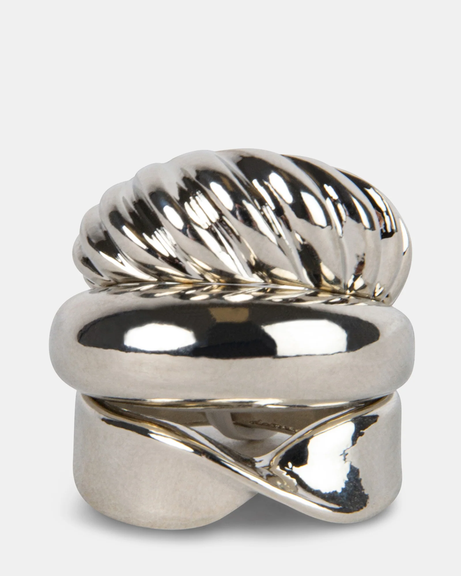 TRIPLE RING SET SILVER