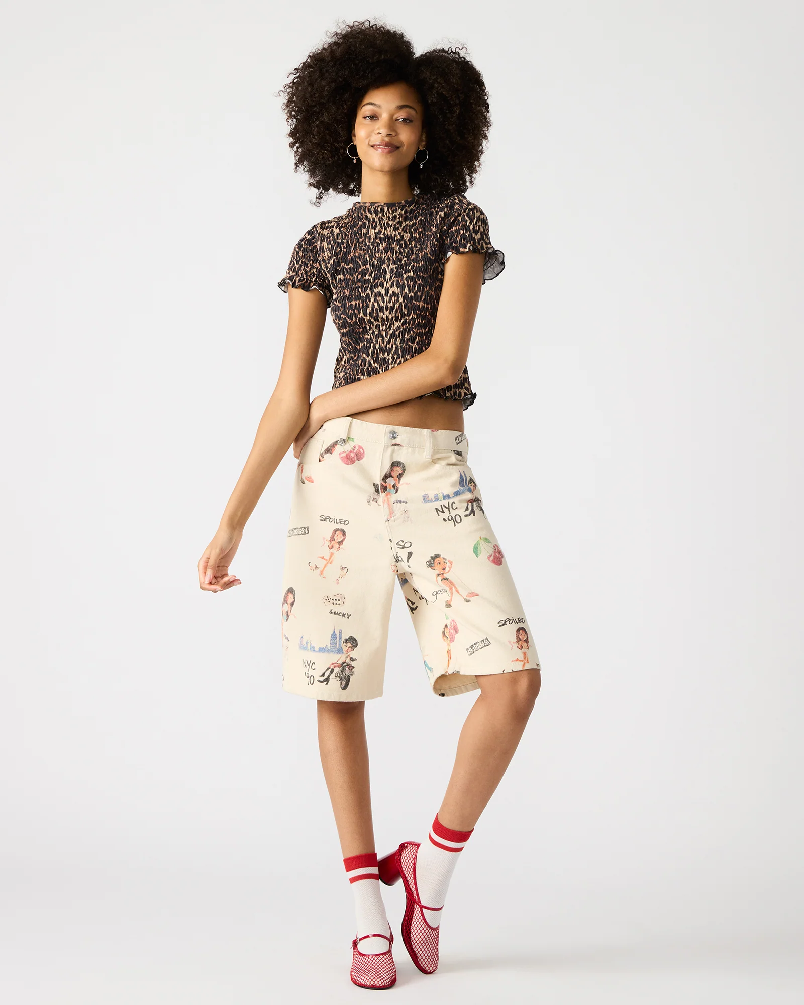 MAGDALEN JEAN SHORT MULTI
