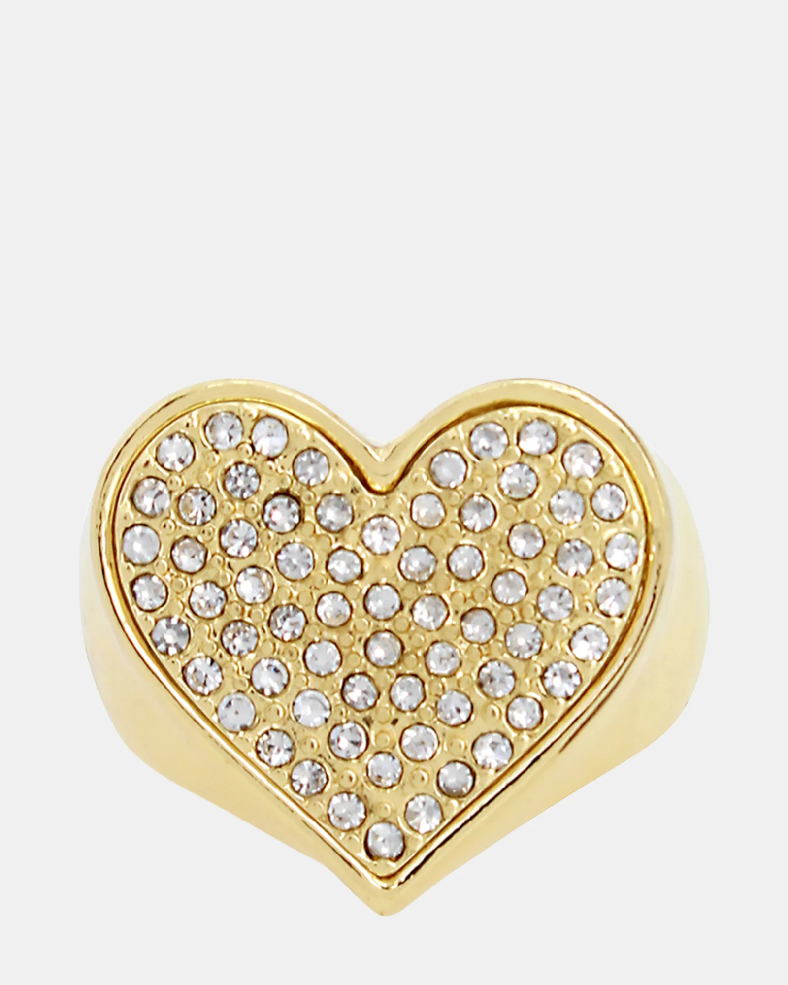 PAVE HEART RING GOLD 4 PAVE HEART RING GOLD