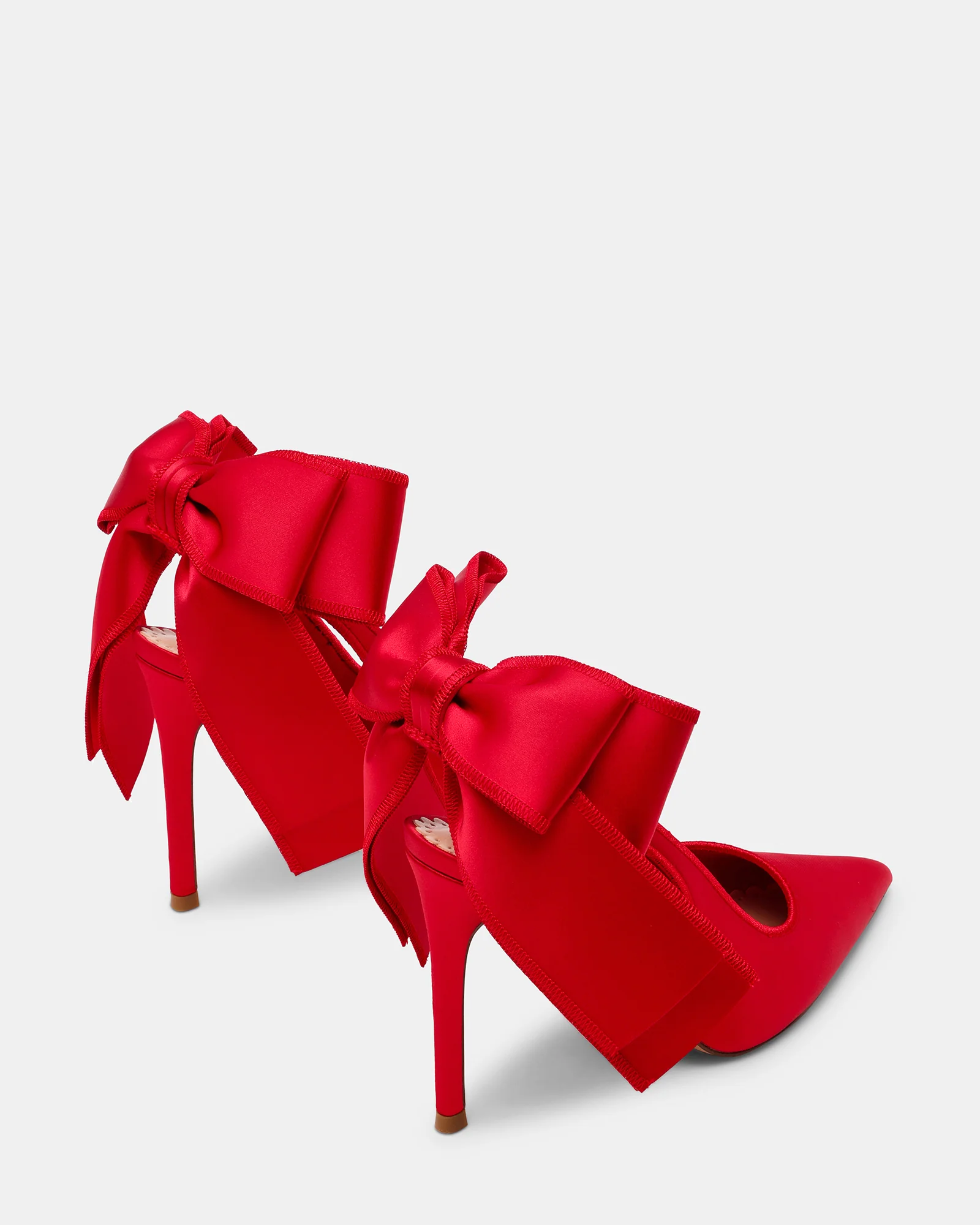 TEACUP RED SATIN 6 TEACUP RED SATIN