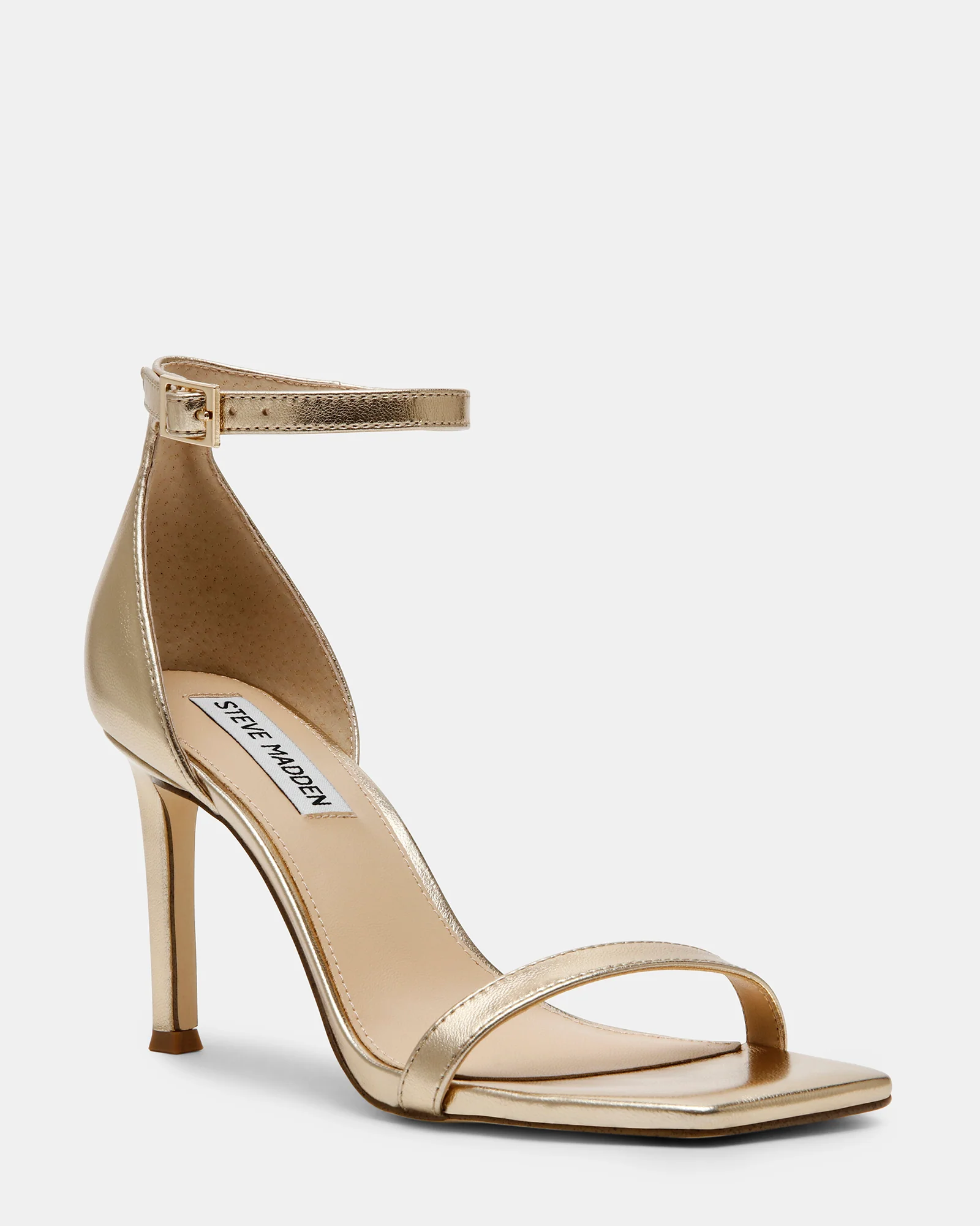 PIKED GOLD LEATHER 3 PIKED GOLD LEATHER