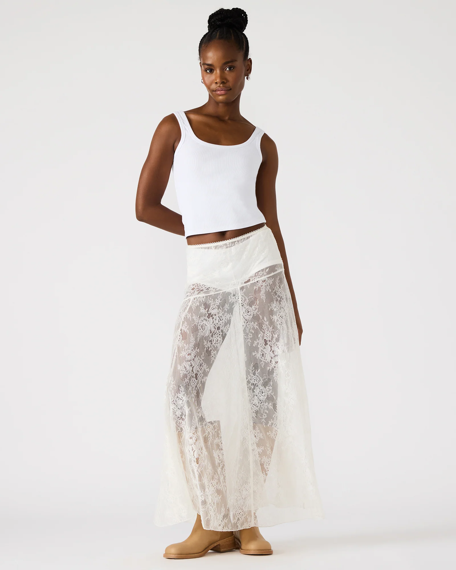 VEERA SKIRT WHITE