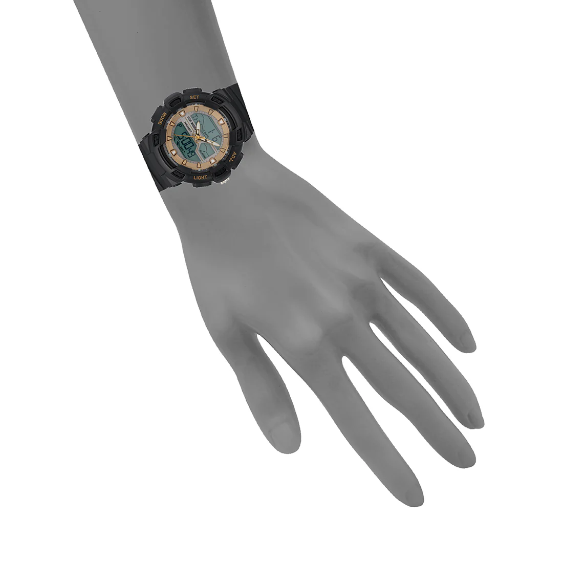 OVERSIZED SPORT WATCH BLACK MULTI 5 OVERSIZED SPORT WATCH BLACK MULTI