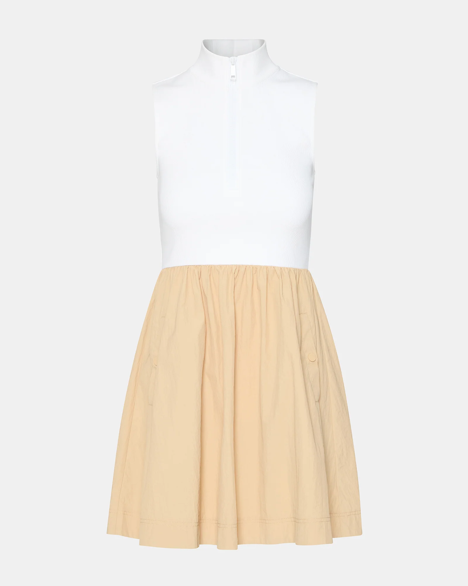 LYON DRESS TAUPE MULTI 6 LYON DRESS TAUPE MULTI